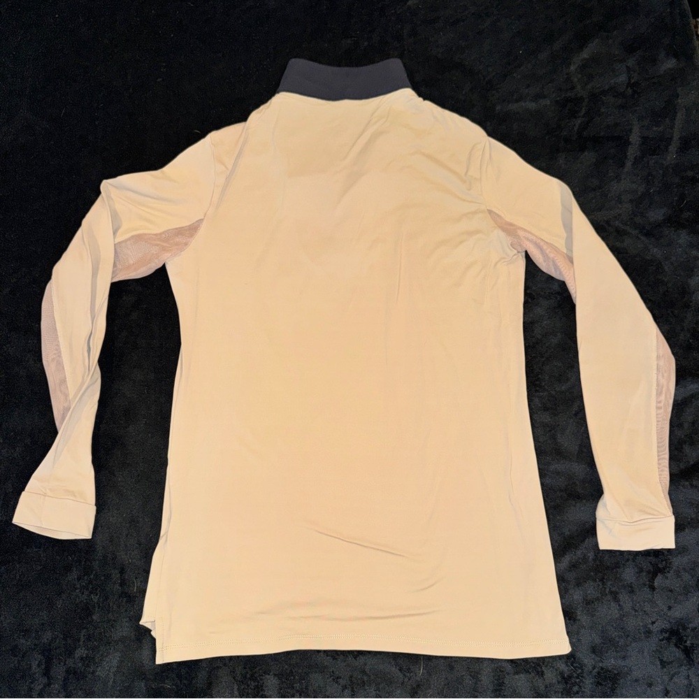 The Tailored Sportsman Equestrian Quarter Zip Jacket with Black Collar - Picture 5 of 5